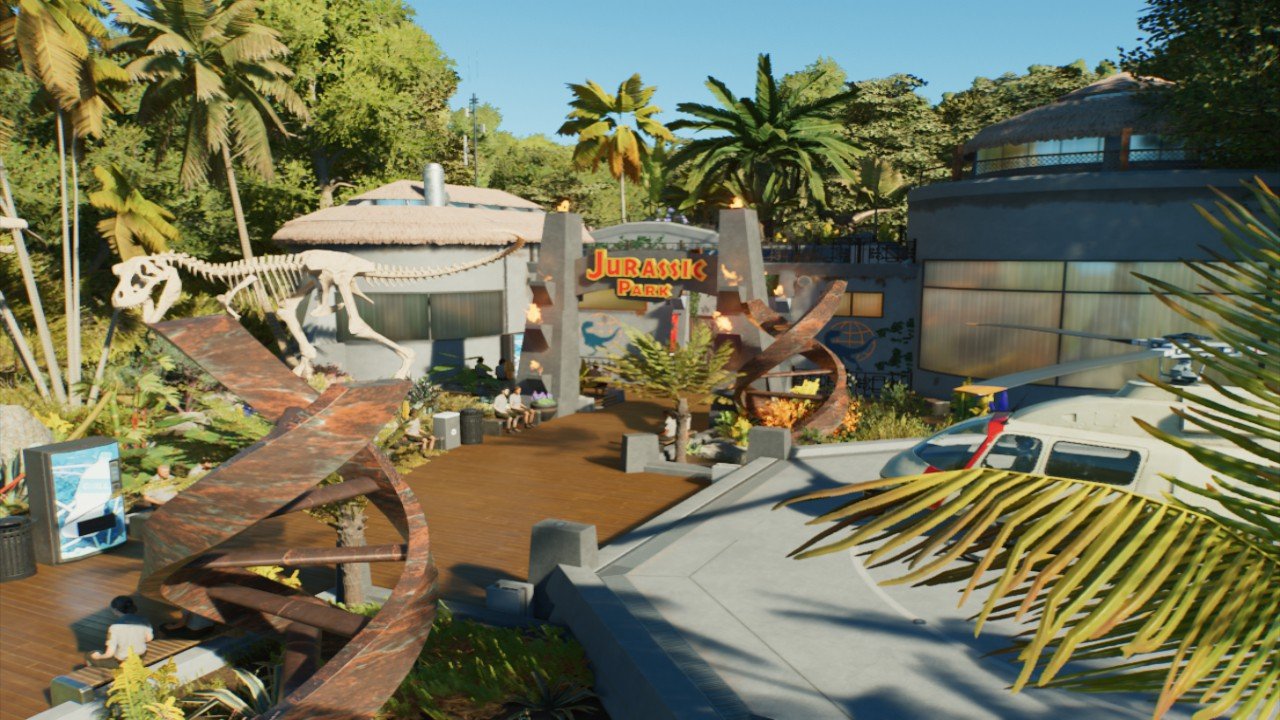 Jurassic Park Style Entrance - Workshop - Jurassic World Evolution 3