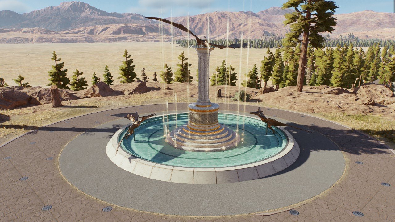 Pteranodon Fountain