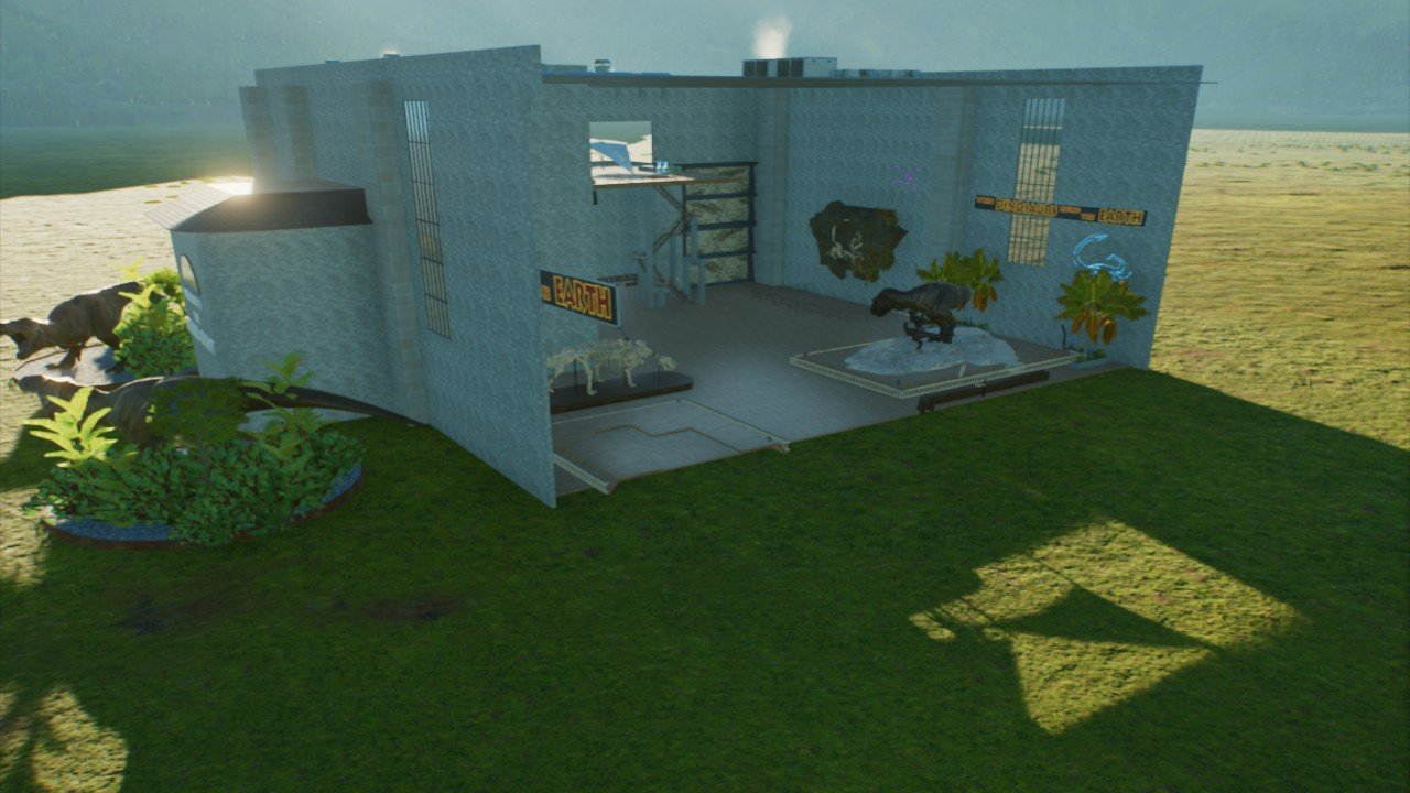 1st Part-Fossil Exhibit (Museum) - Workshop - Jurassic World Evolution 3