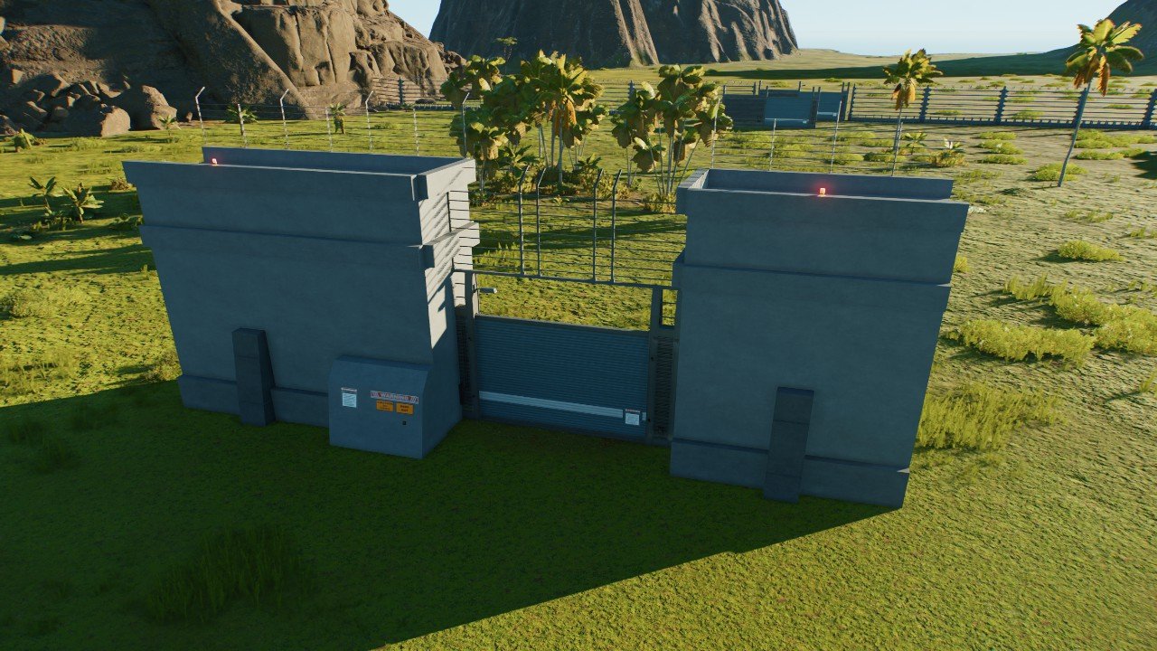 Modular Secure Enclosure Wall - Workshop - Jurassic World Evolution 3