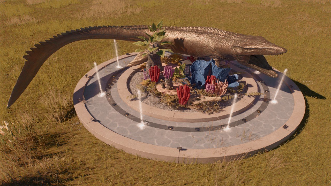 Mosasaurus Fountian - Workshop - Jurassic World Evolution 3