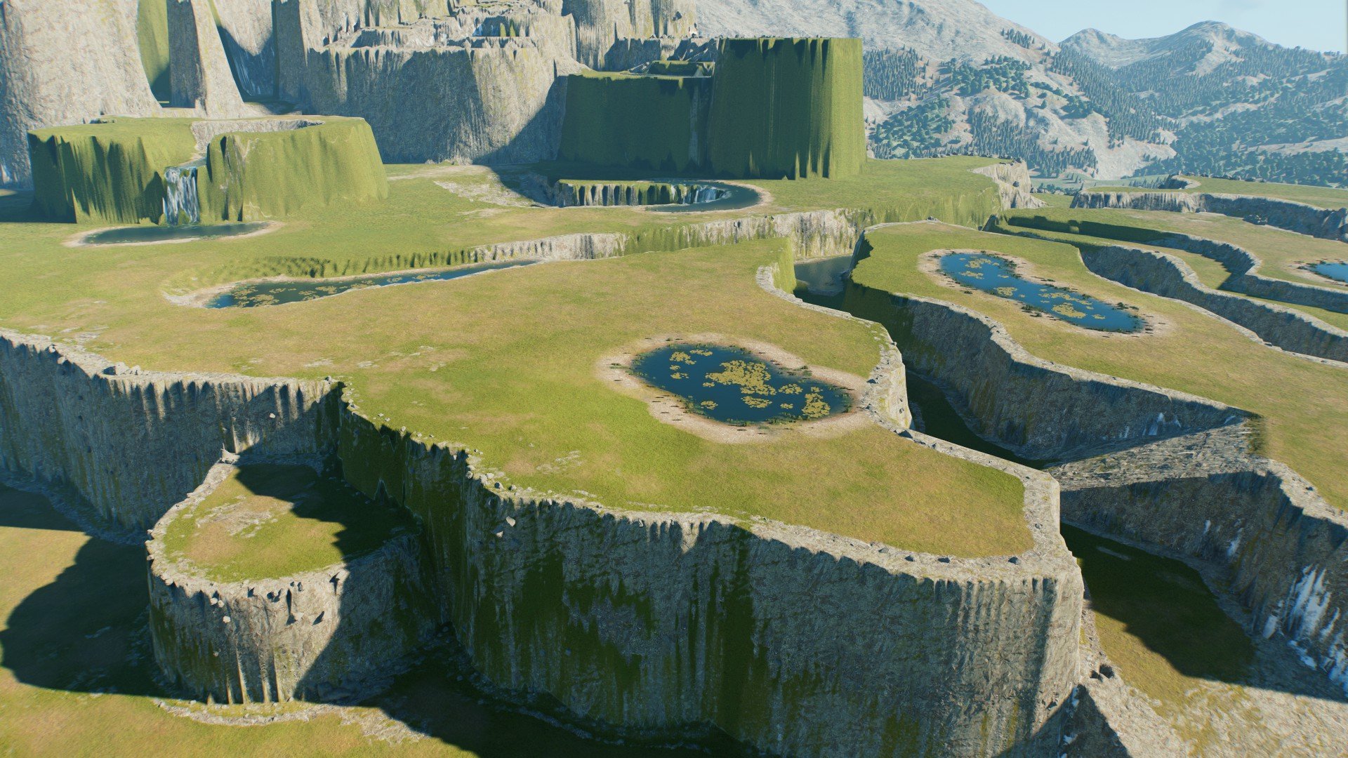 Huge cliff face Park base - Workshop - Jurassic World Evolution 3