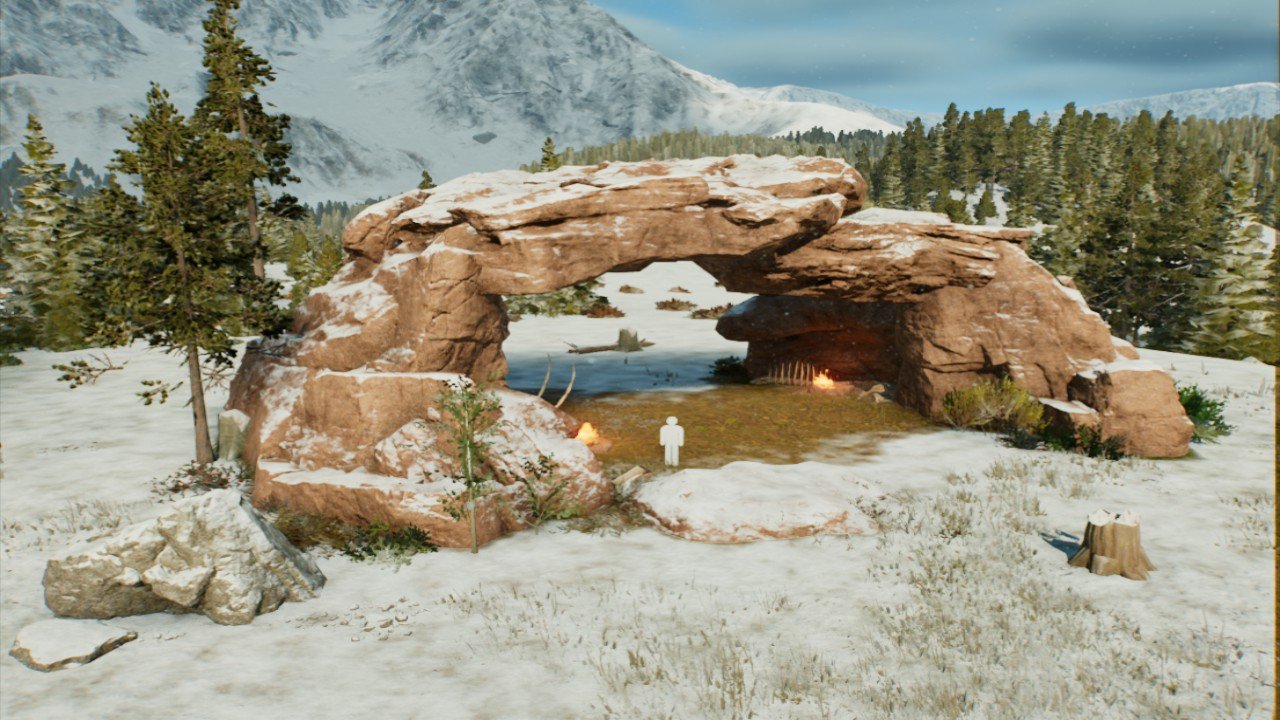 Glacial Rock Arch - Jurassic Park Builder