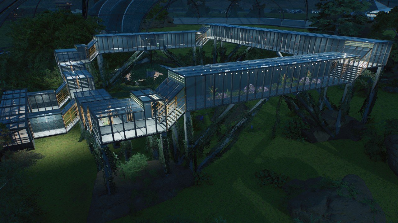 Aviary walk-in viewing gallery