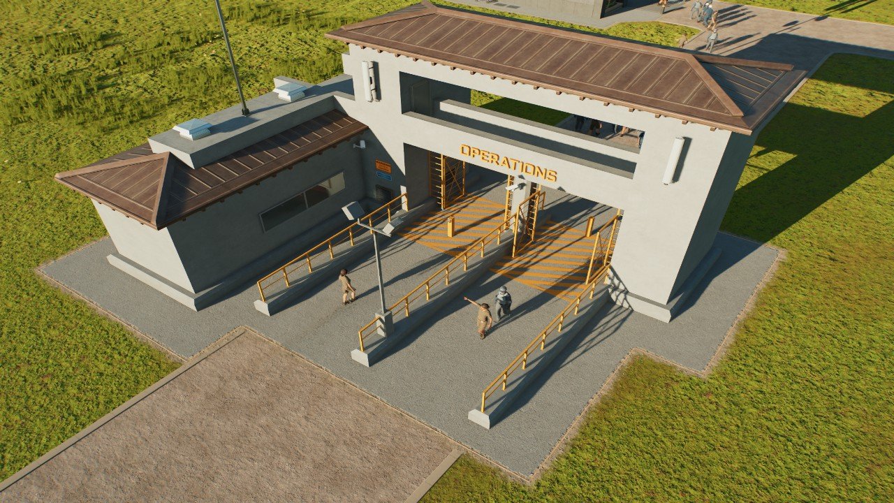 Operations Security Gate - Workshop - Jurassic World Evolution 3