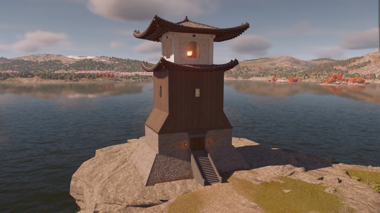 Old Japanese Lighthouse