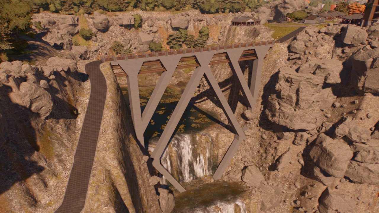 Asain Themed Decorative bridge