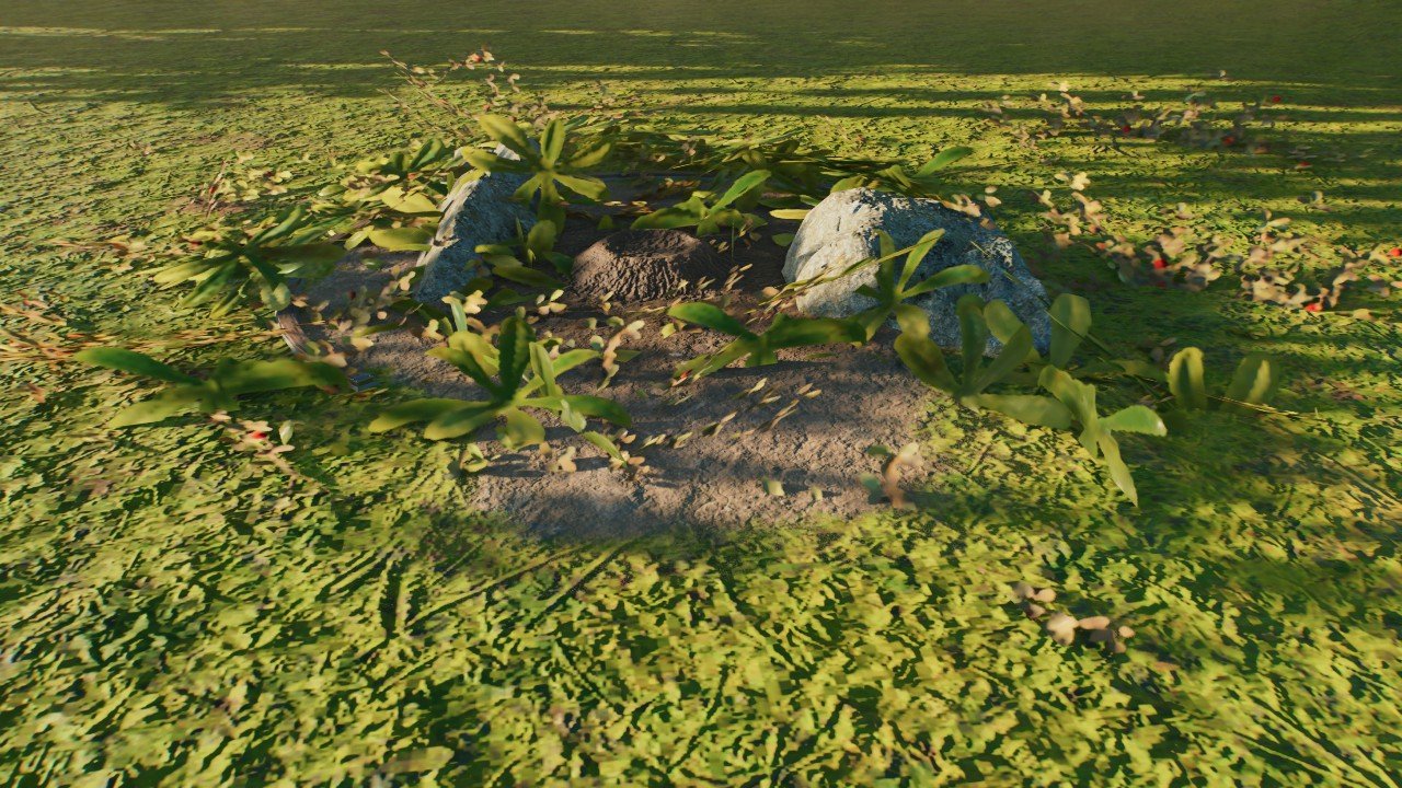 Small Natural Nest with Rocks - Workshop - Jurassic World Evolution 3