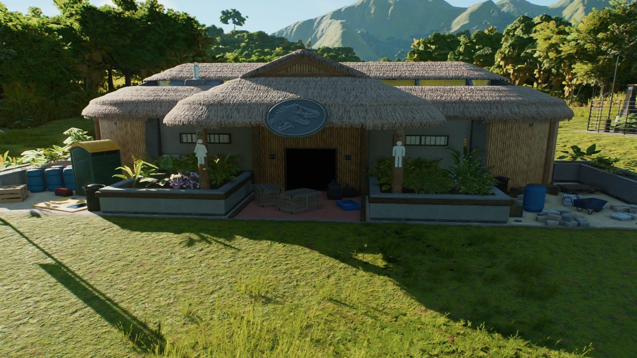 Restroom being built - Workshop - Jurassic World Evolution 3