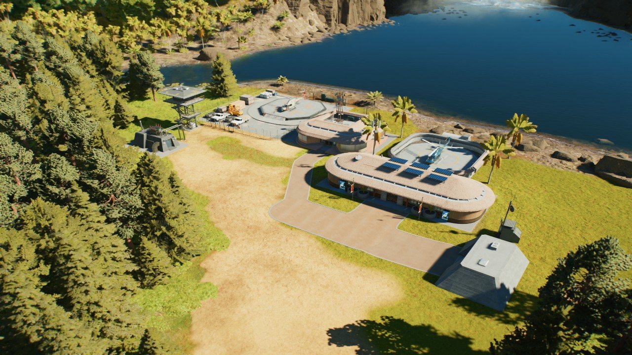 Jurassic Park Arrival Set - Workshop - Jurassic World Evolution 3