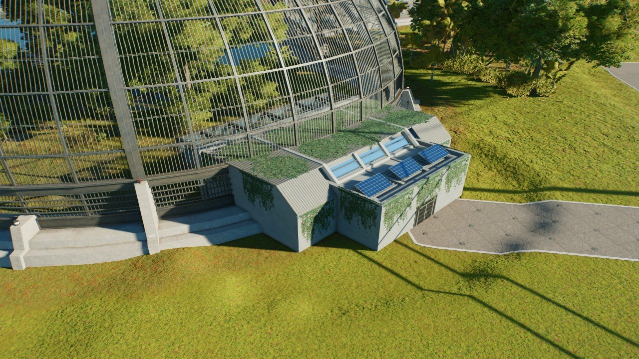 Ecobrutalist Aviary Viewing Gallery - Workshop - Jurassic World Evolution 3