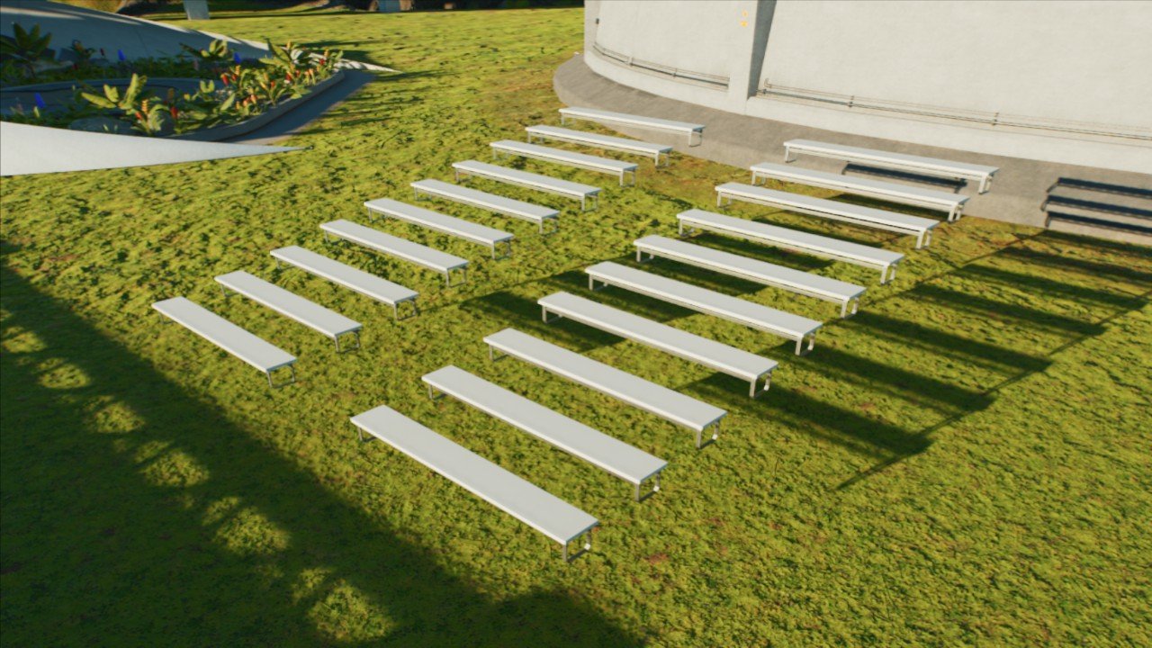 Lagoon seats - Workshop - Jurassic World Evolution 3