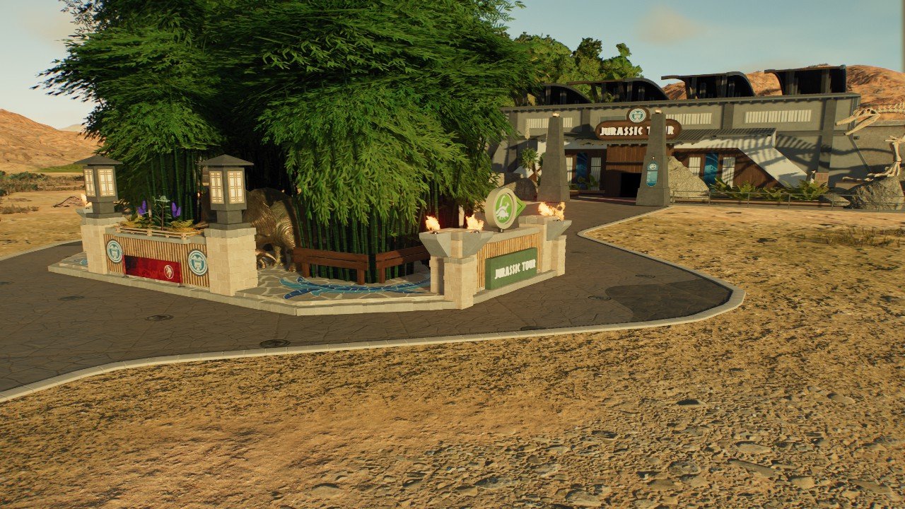 Jurassic Tour Entrance - Workshop - Jurassic World Evolution 3