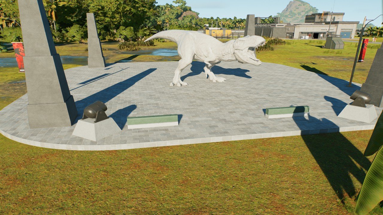 Trex statue - Workshop - Jurassic World Evolution 3