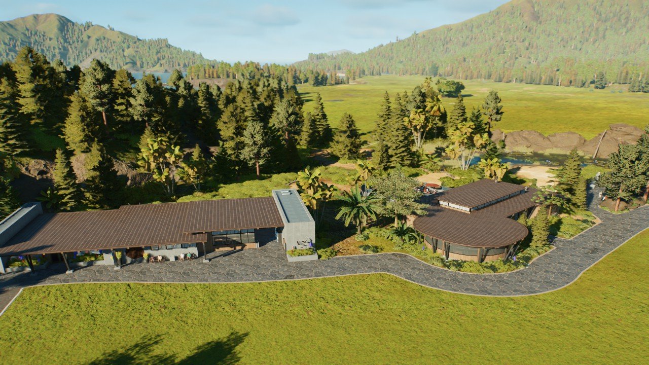 Park Entrance With Enclosure - Workshop - Jurassic World Evolution 3