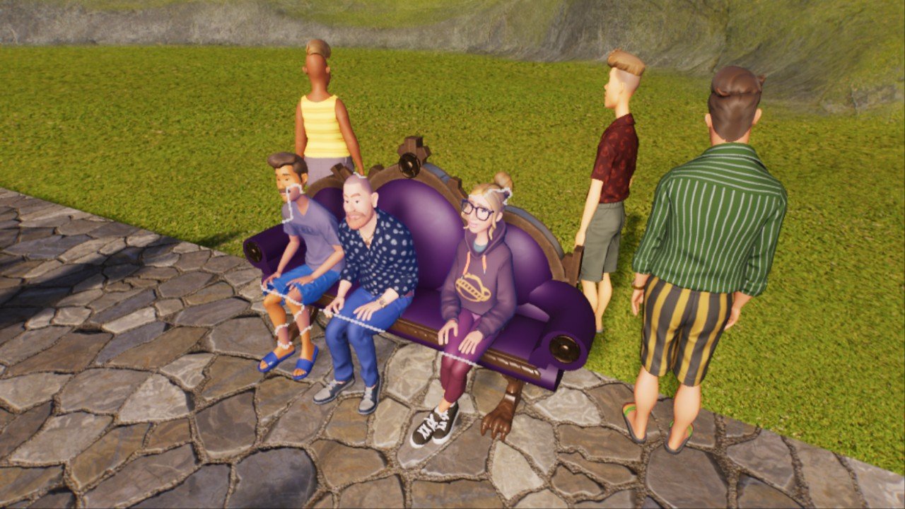 Victorian Sofa Bench possibly Spooky