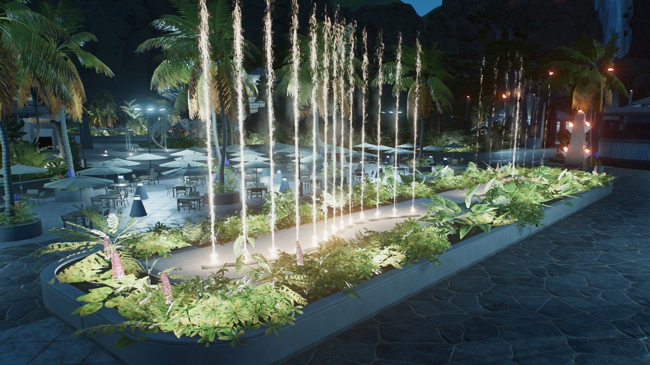 Light Up Planter Fountain
