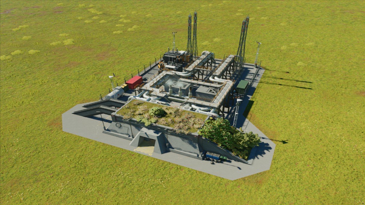 Rebirth-Style Large Geothermal Powerplant
