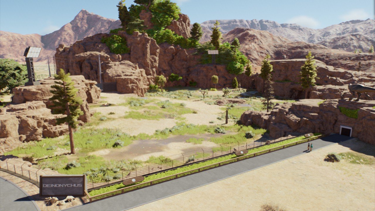 Park Entrance & Deinonychus Habitat