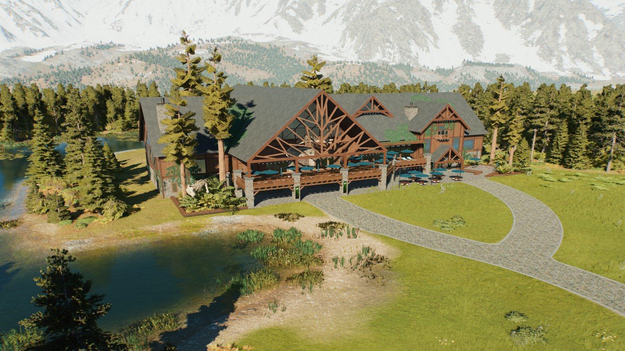 Park Tour: Jurassic lodge build set