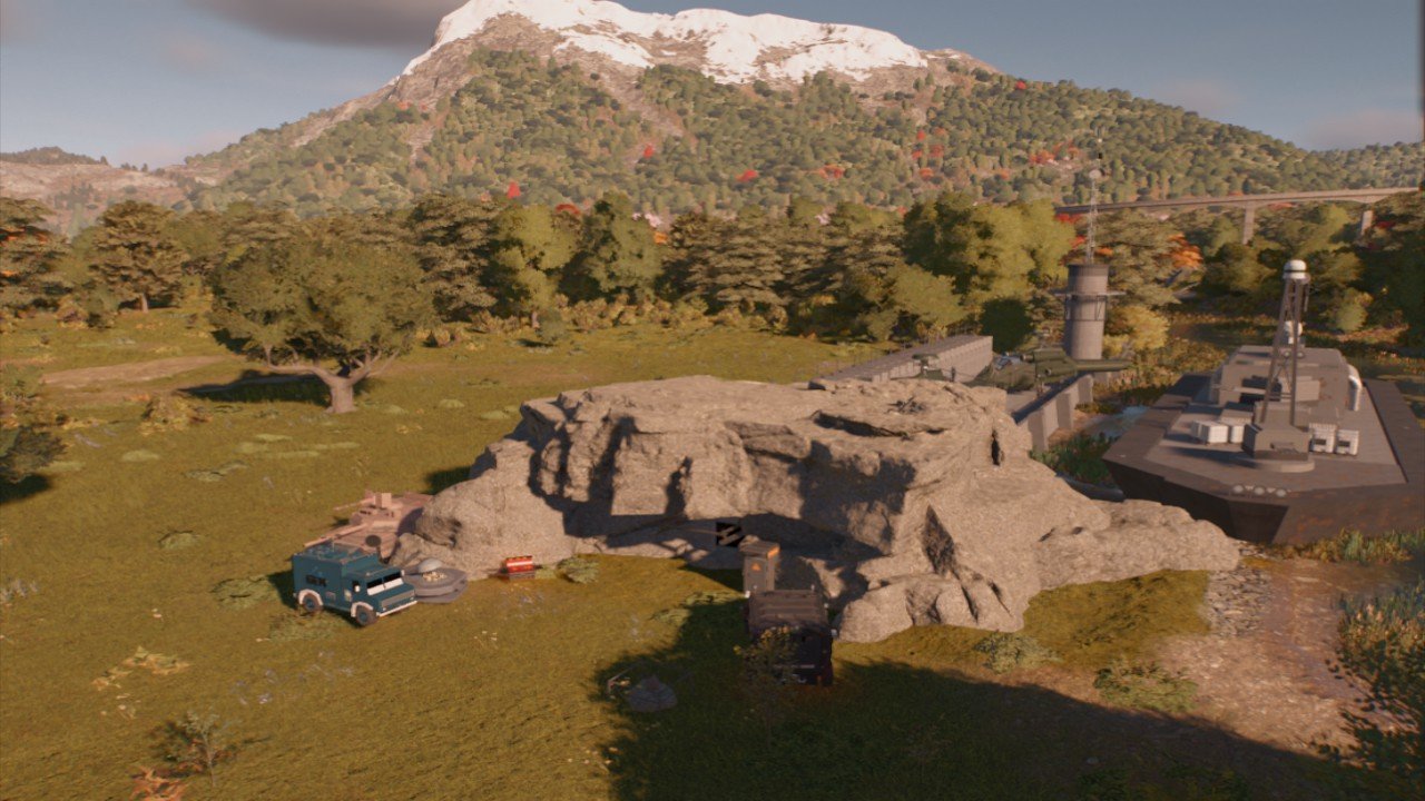 E,tree militarisee - militarized entrance