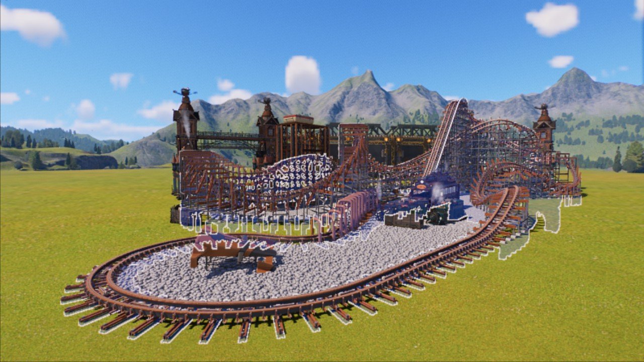 steampunk rollar coaster - Workshop - Planet Coaster 2