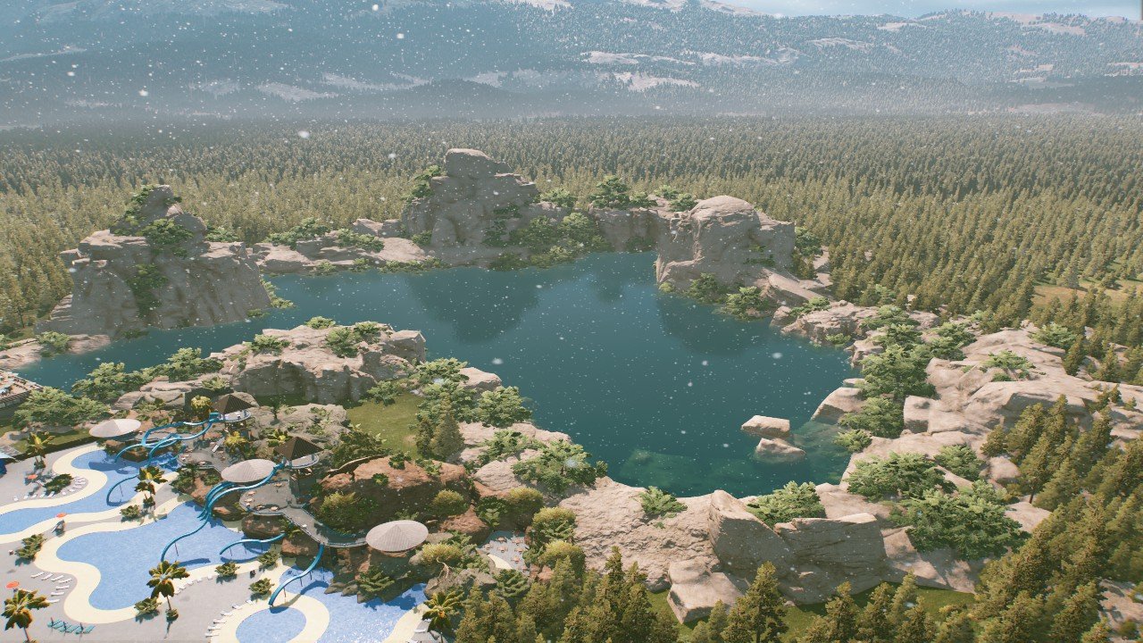 Giant Natural Lagoon