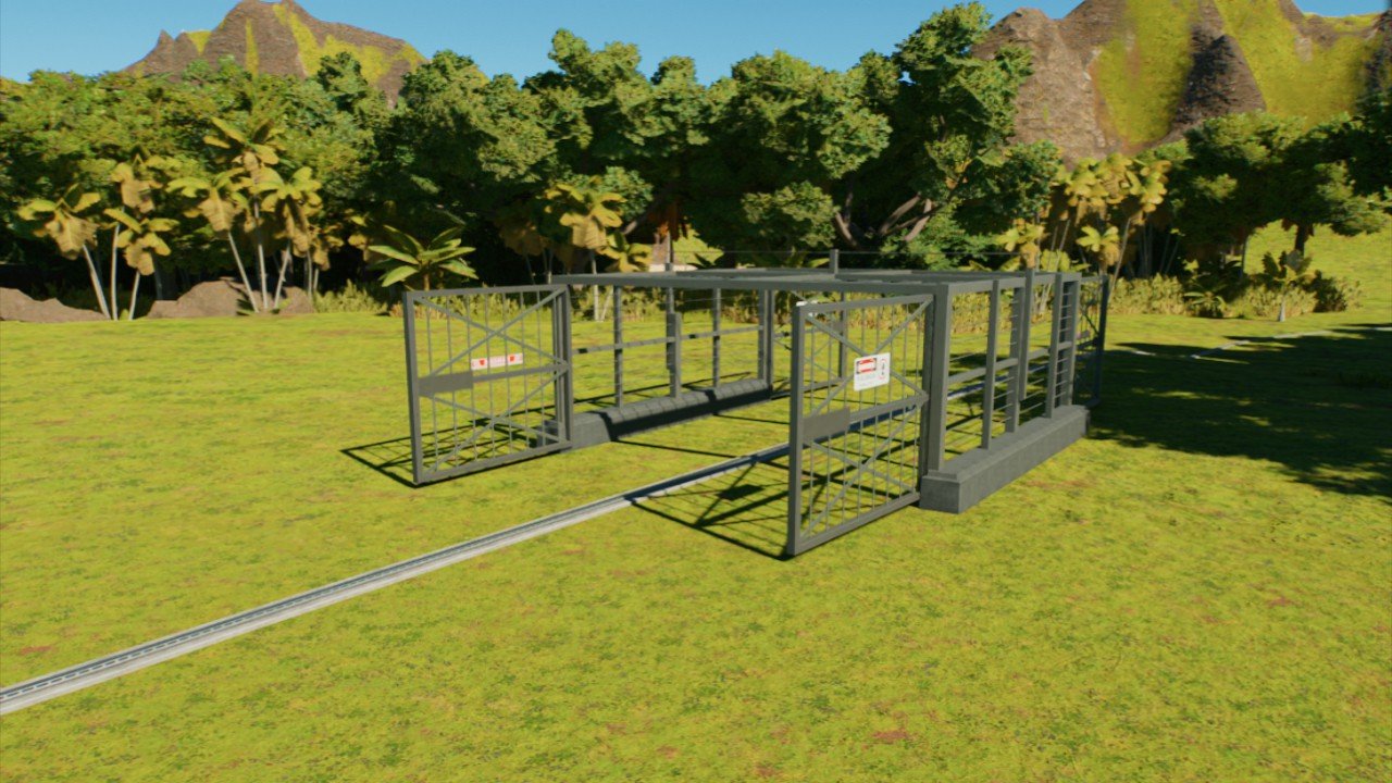 Jurassic Park Style Fence Gate - Workshop - Jurassic World Evolution 3