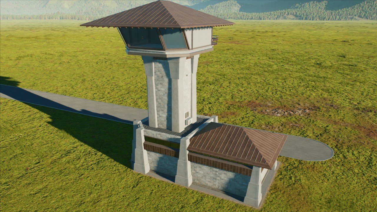 Viewing Platform - Jurassic World Evolution 3 creation - Frontier Workshop