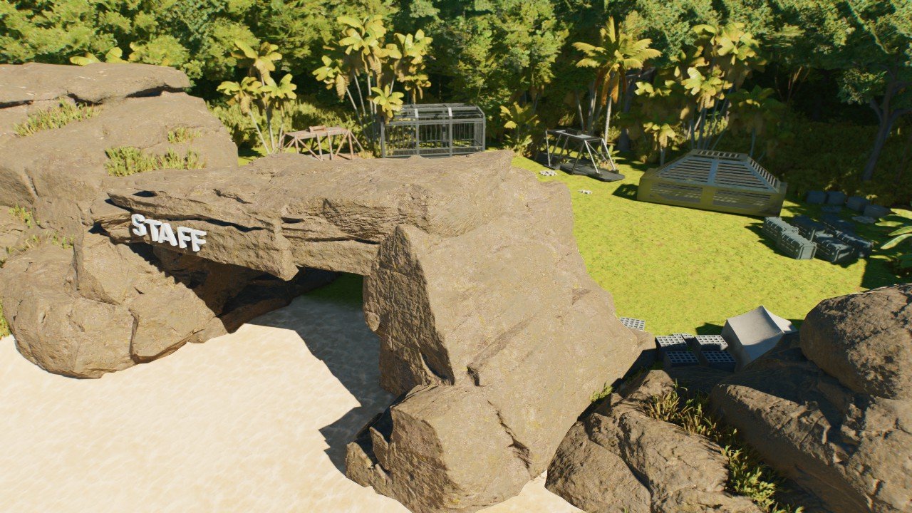 Staff only area - Workshop - Jurassic World Evolution 3