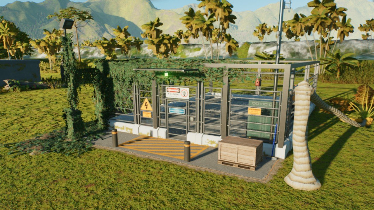 Repeater Substaion Broken Palm Tree