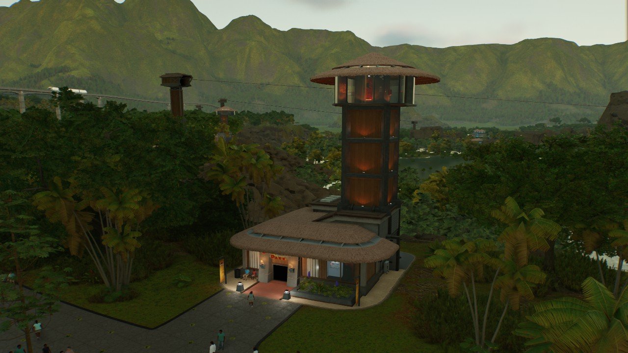 JP Viewing Tower with Glass Dome