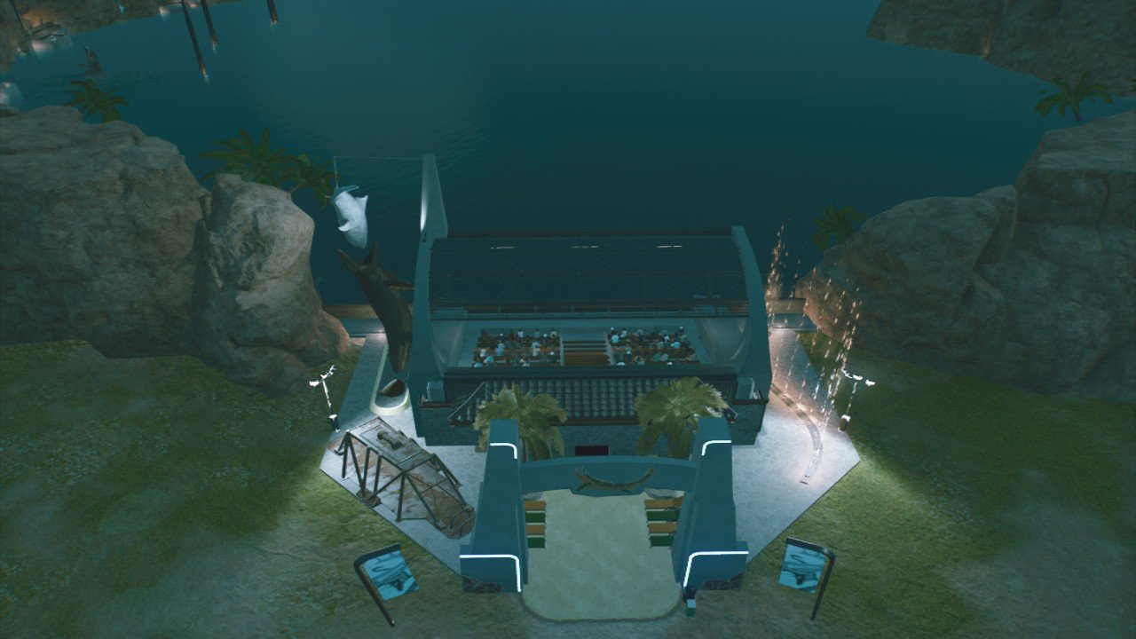Mosasaurus Lagoon Viewing Gallery - Workshop - Jurassic World Evolution 3