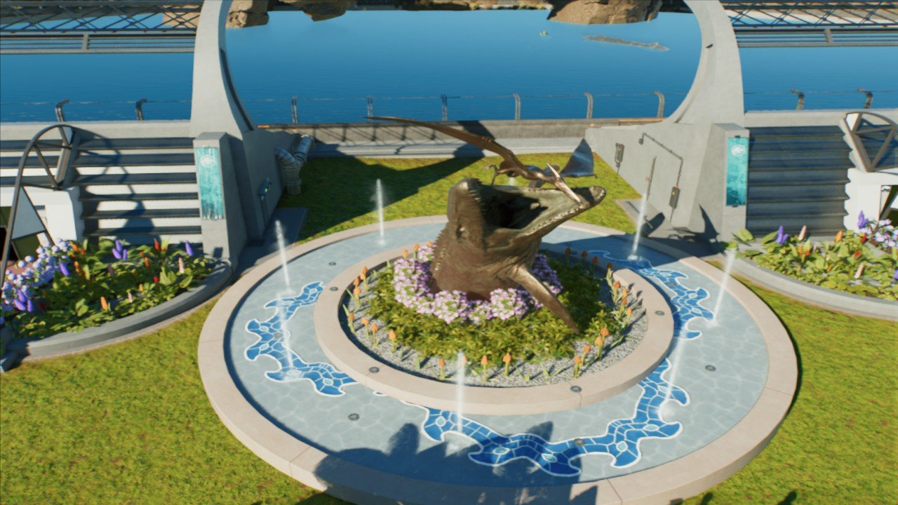 Mosasaurus Fountain - Workshop - Jurassic World Evolution 3