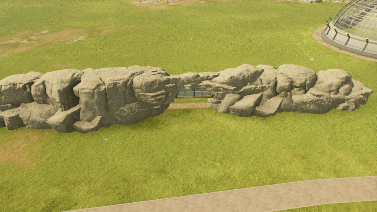 Rock Wall Divider Viewing Gallery - Workshop - Jurassic World Evolution 3