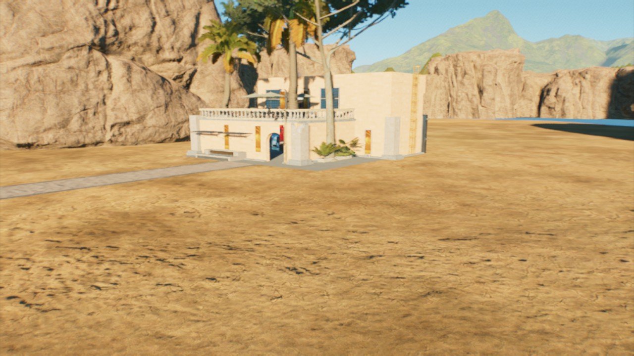 Malta themed Viewing Gallery. - Workshop - Jurassic World Evolution 3
