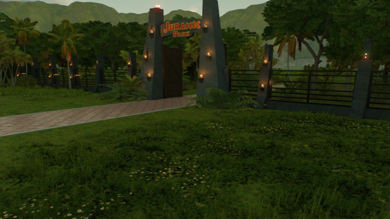 JP Gate Fence - Workshop - Jurassic World Evolution 3