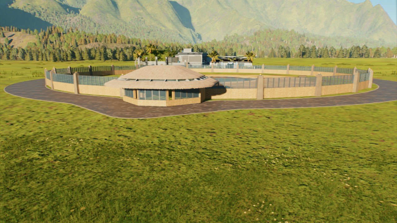 Circular exhibit with shelter - Workshop - Jurassic World Evolution 3