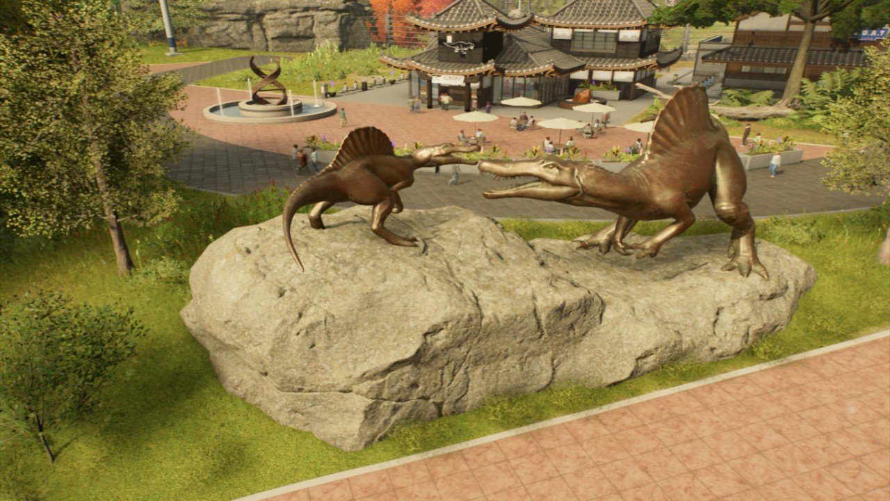 Spinosaurus statue - Workshop - Jurassic World Evolution 3