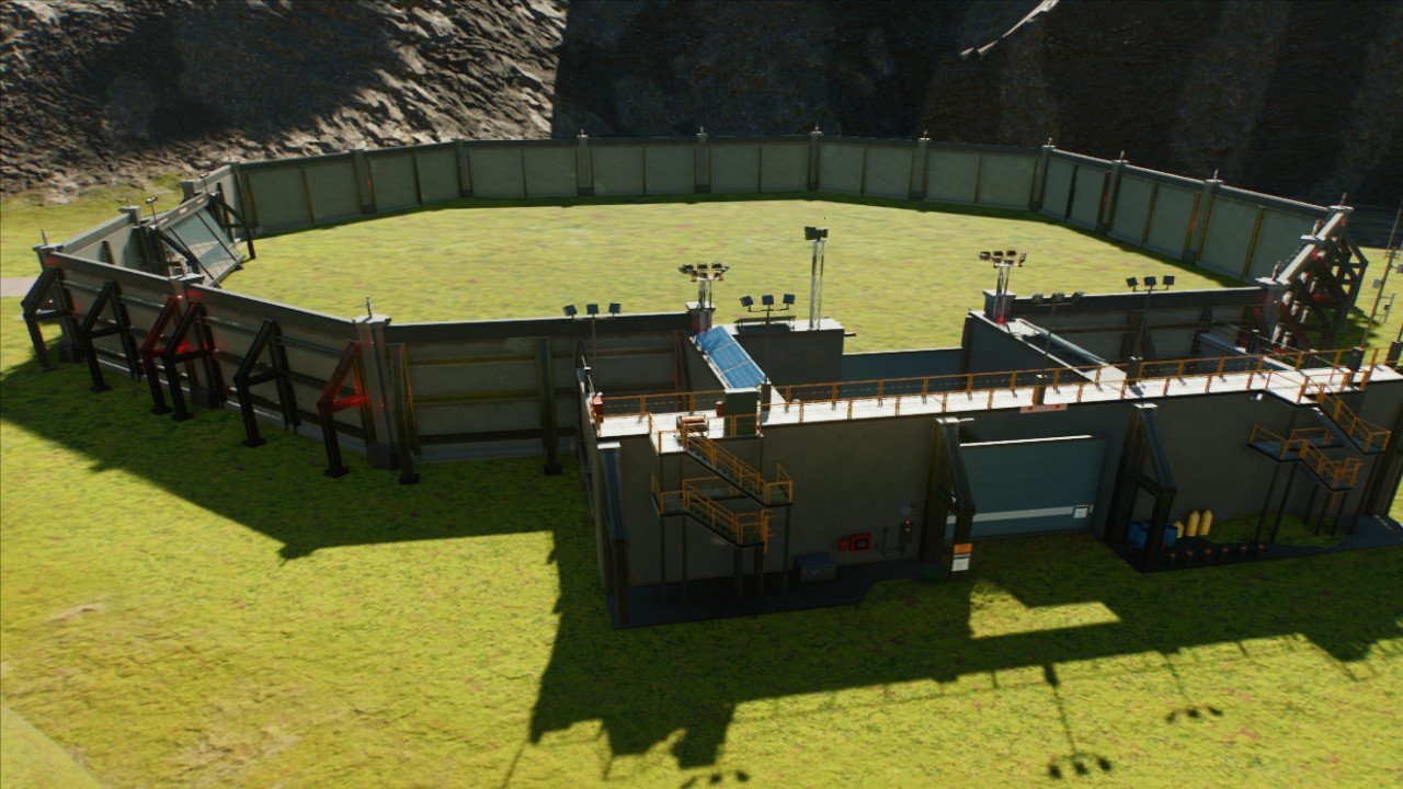Gate view - Workshop - Jurassic World Evolution 3