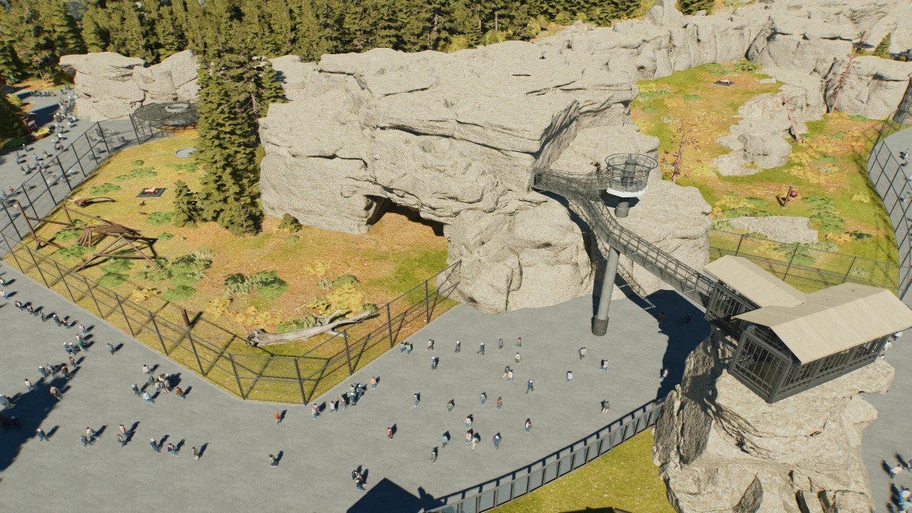 Raptor "Big Cat Crossing" Enclosure UPDATED