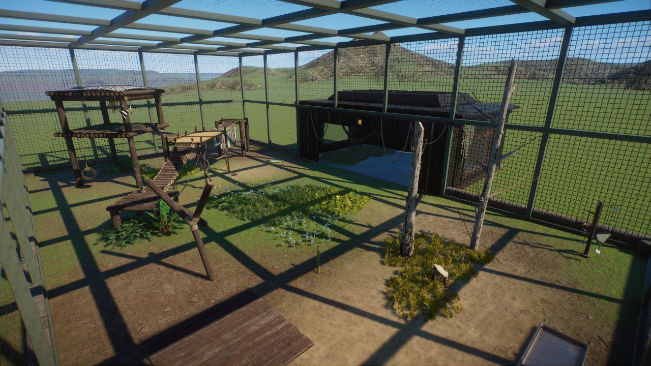 Small monkey habitat