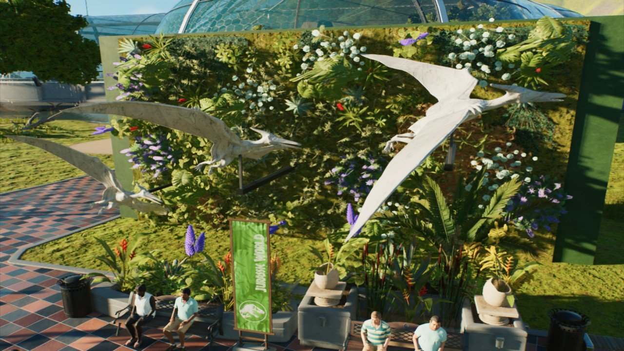 Pterosaur Wall Planter Decoration - Workshop - Jurassic World Evolution 3