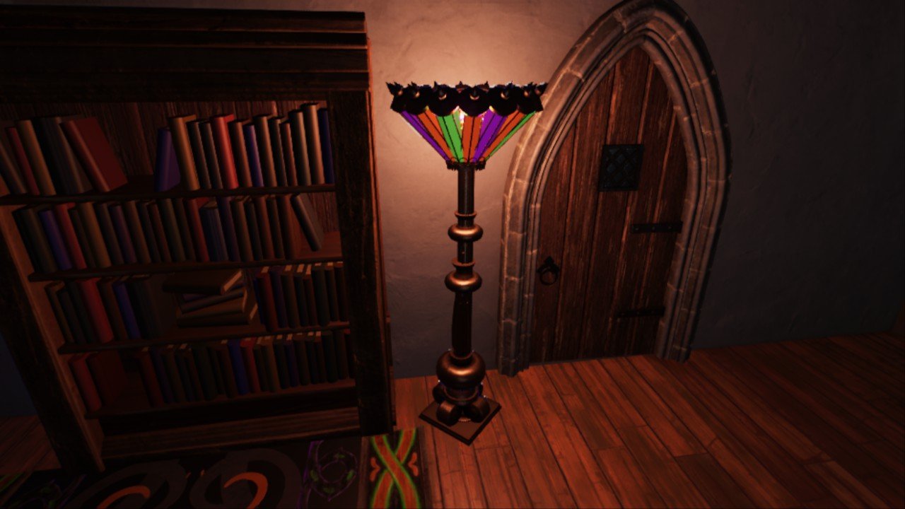 Victorian Torchiere Lamp