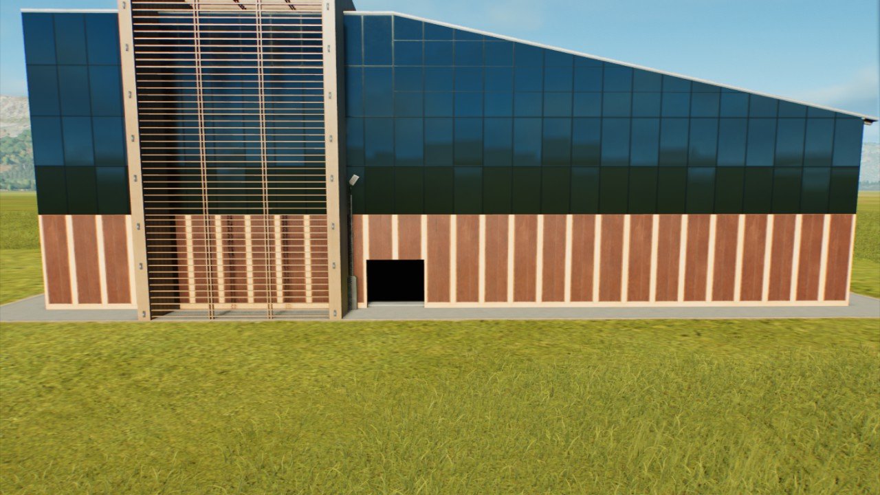 Simple modern entrance