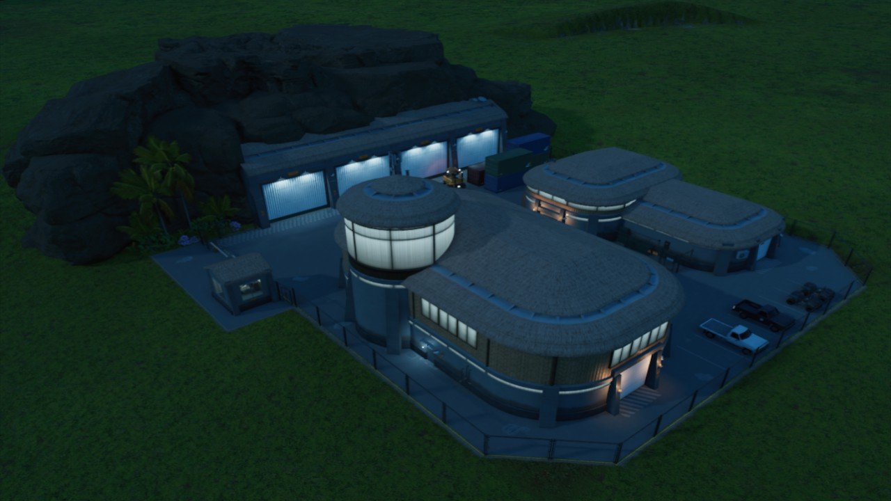 jurassic park storage and hangar