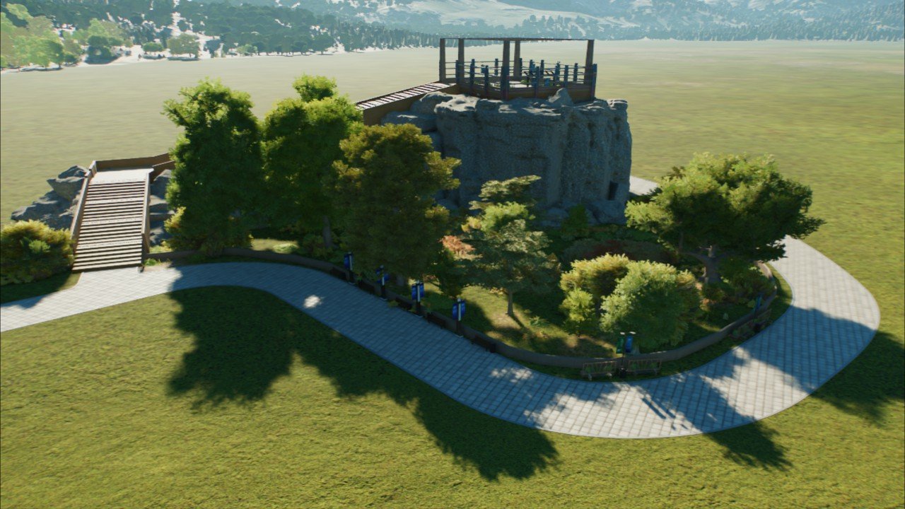 Small Enclosure w/ Guest Viewing - Workshop - Jurassic World Evolution 3