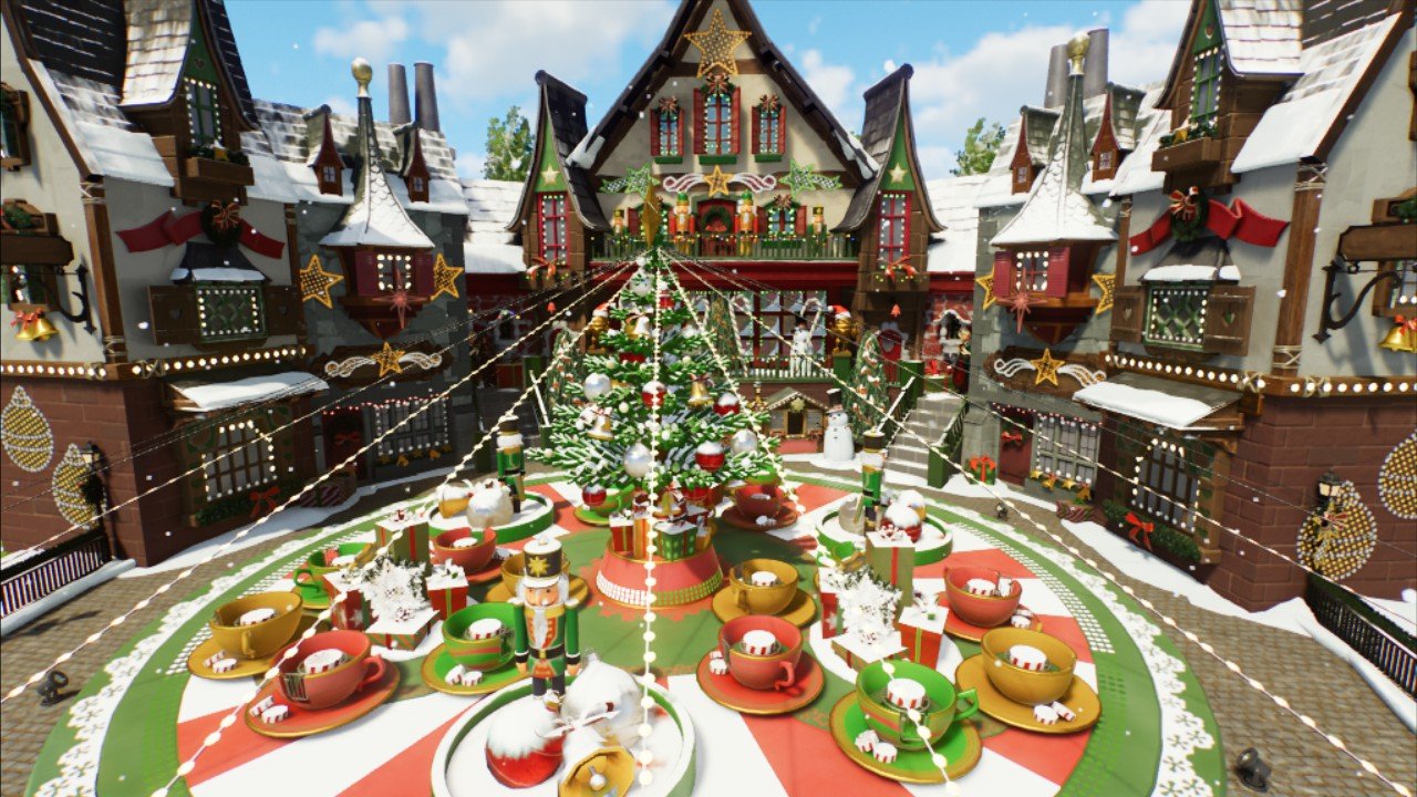 Festive Teacups Ride