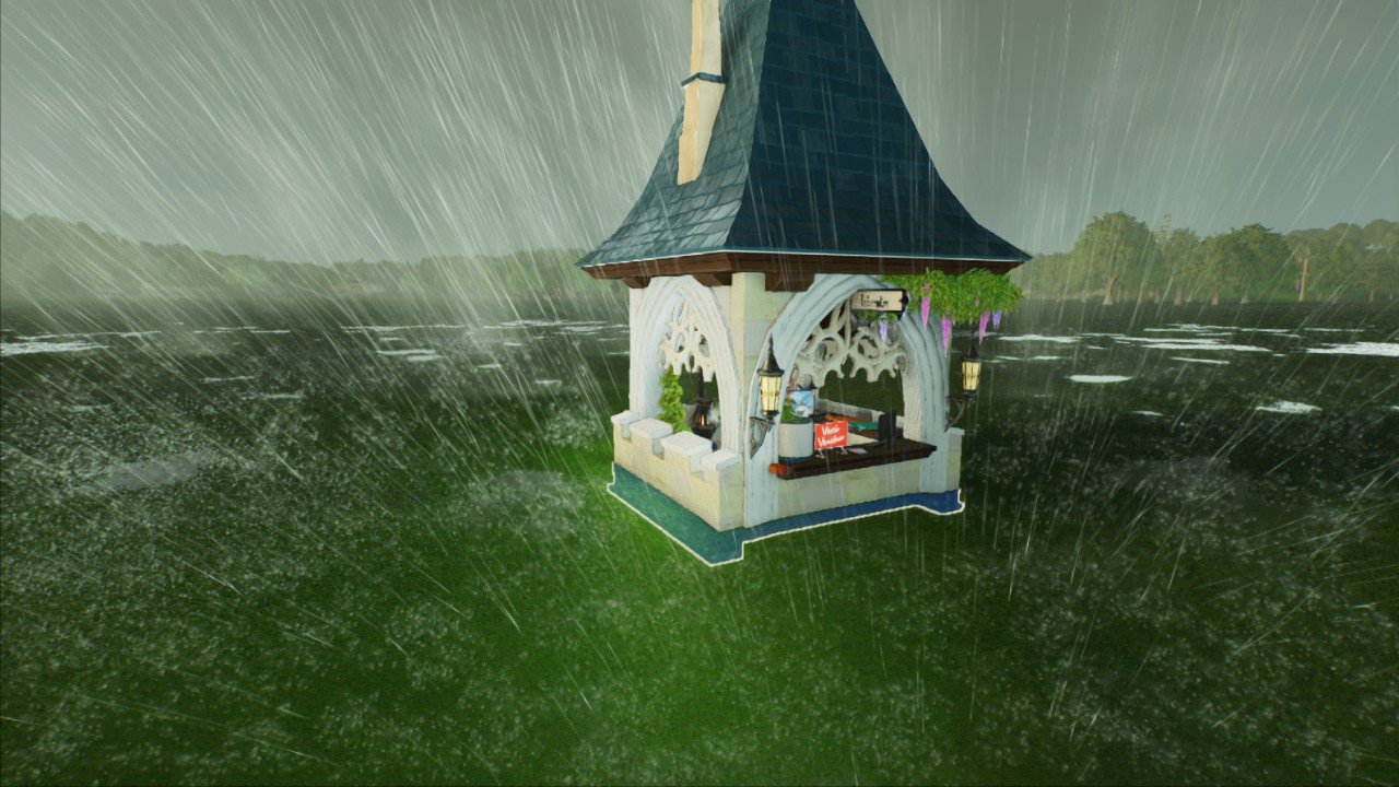 info kiosk with deco