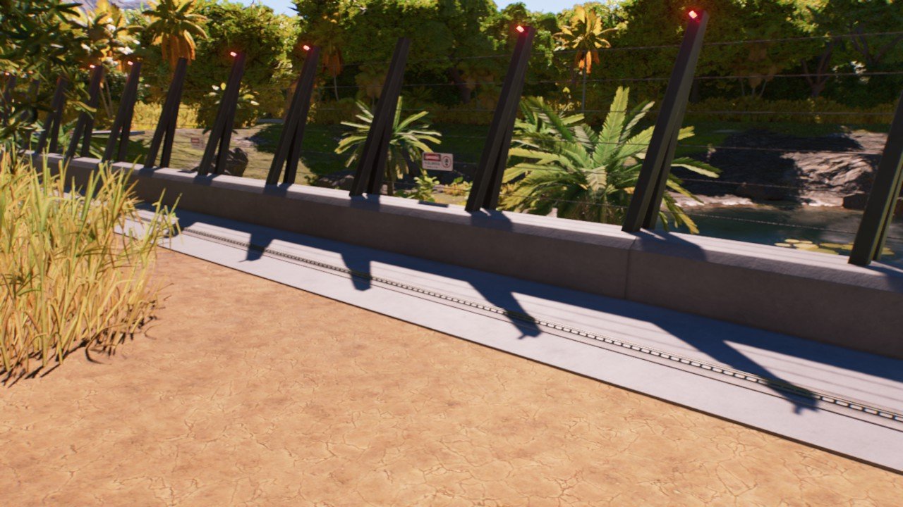 JP Medium Electric Fence - Workshop - Jurassic World Evolution 3